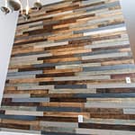 full view reclaimed wood wall